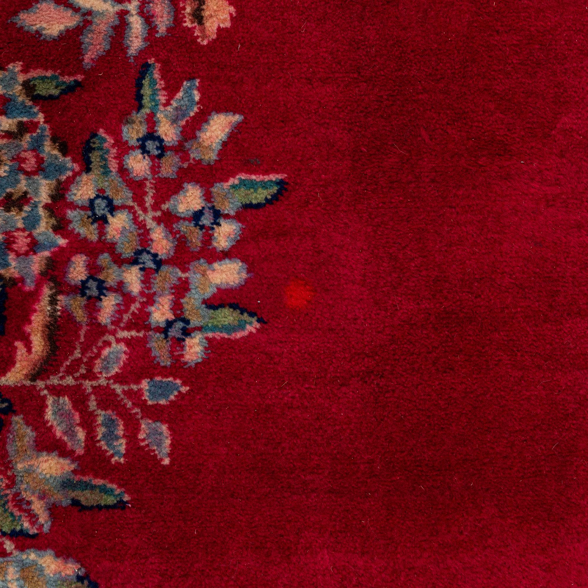 Carpet, Kirman Laver, semi-antique, 392 x 296 cm.