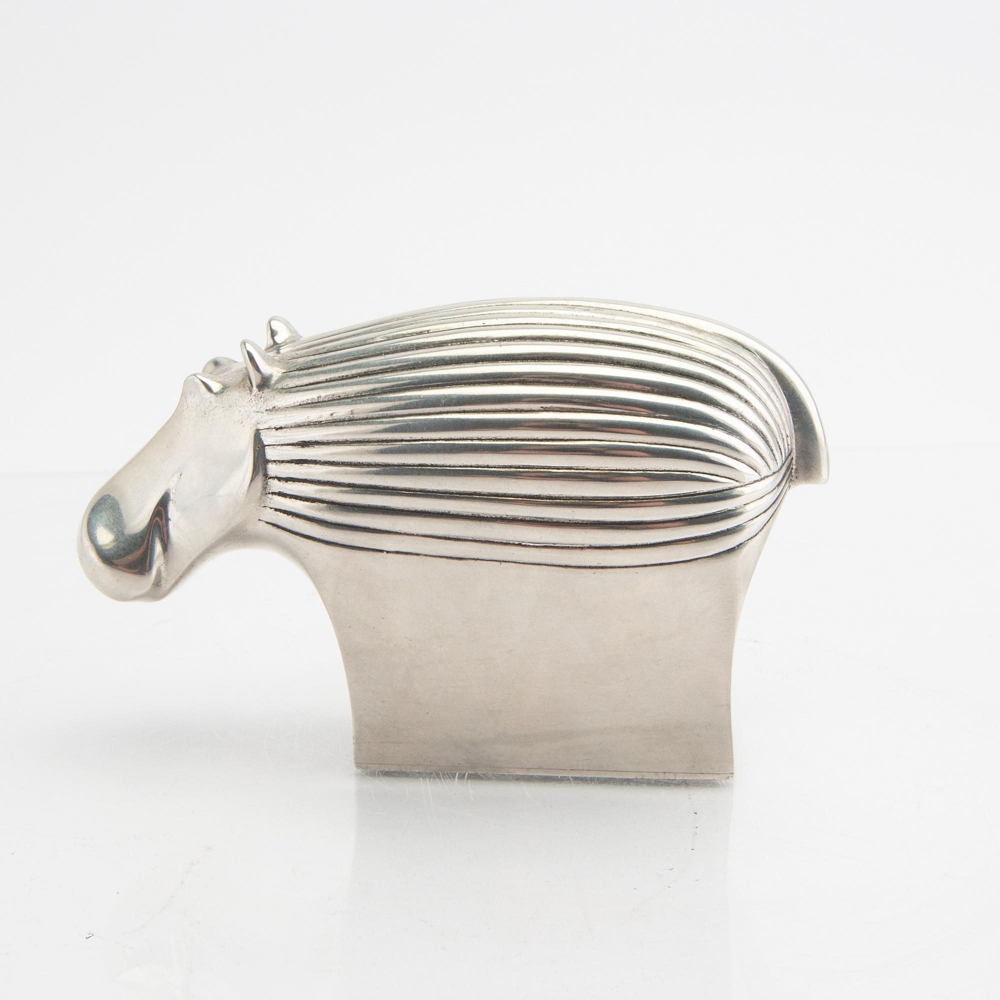 Gunnar Cyrén, a signed pewter figurine.