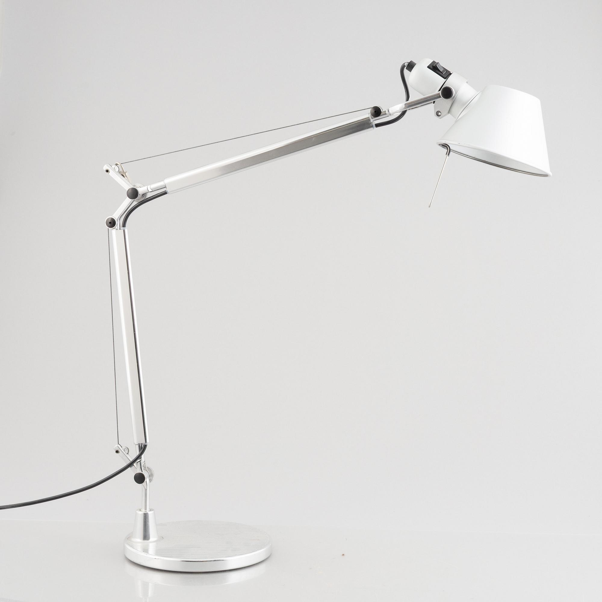 Michele De Lucchi & Giancarlo Fassina, table lamps, a pair, "Tolomeo", Artemide, Italy.