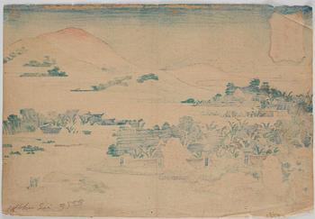 Katsushika Hokusai, A Japanese colour woodblock print by Katsushika Hokusai (1760-1849), ca. 1832.
