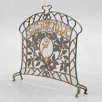A fire screen, , 20th century,.