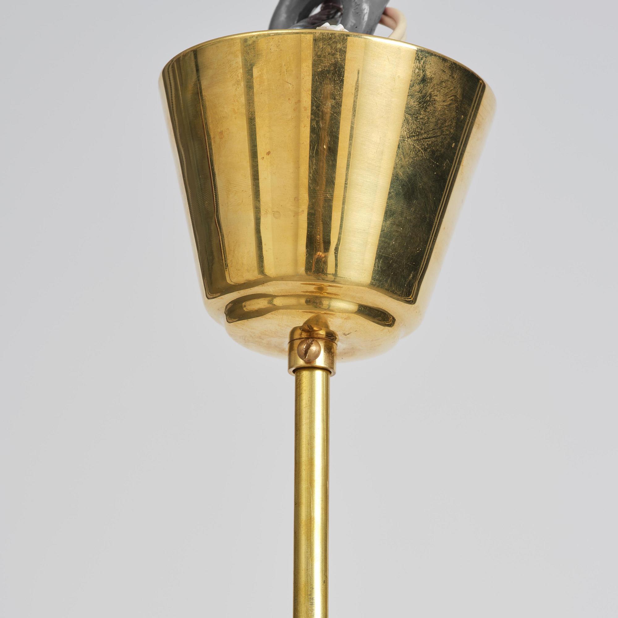 Swedish Modern, a pair of ceiling lamps, 1940s.