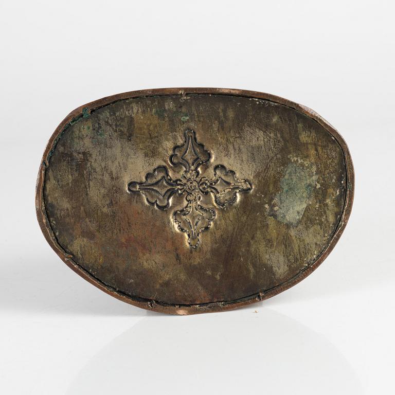 Buddha Shakyamuni, kopparlegering. Tibet, 1900-talets början.