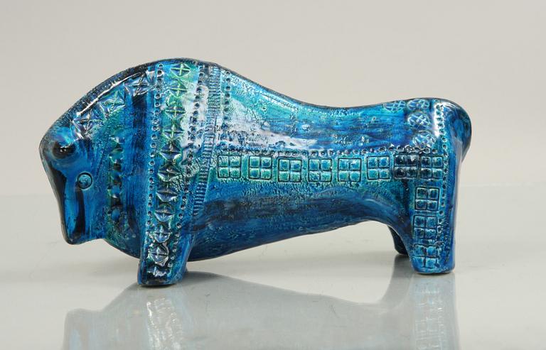 FIGURIN, chamotterat stengods, Raymor Bitossi, Aldo Londi.