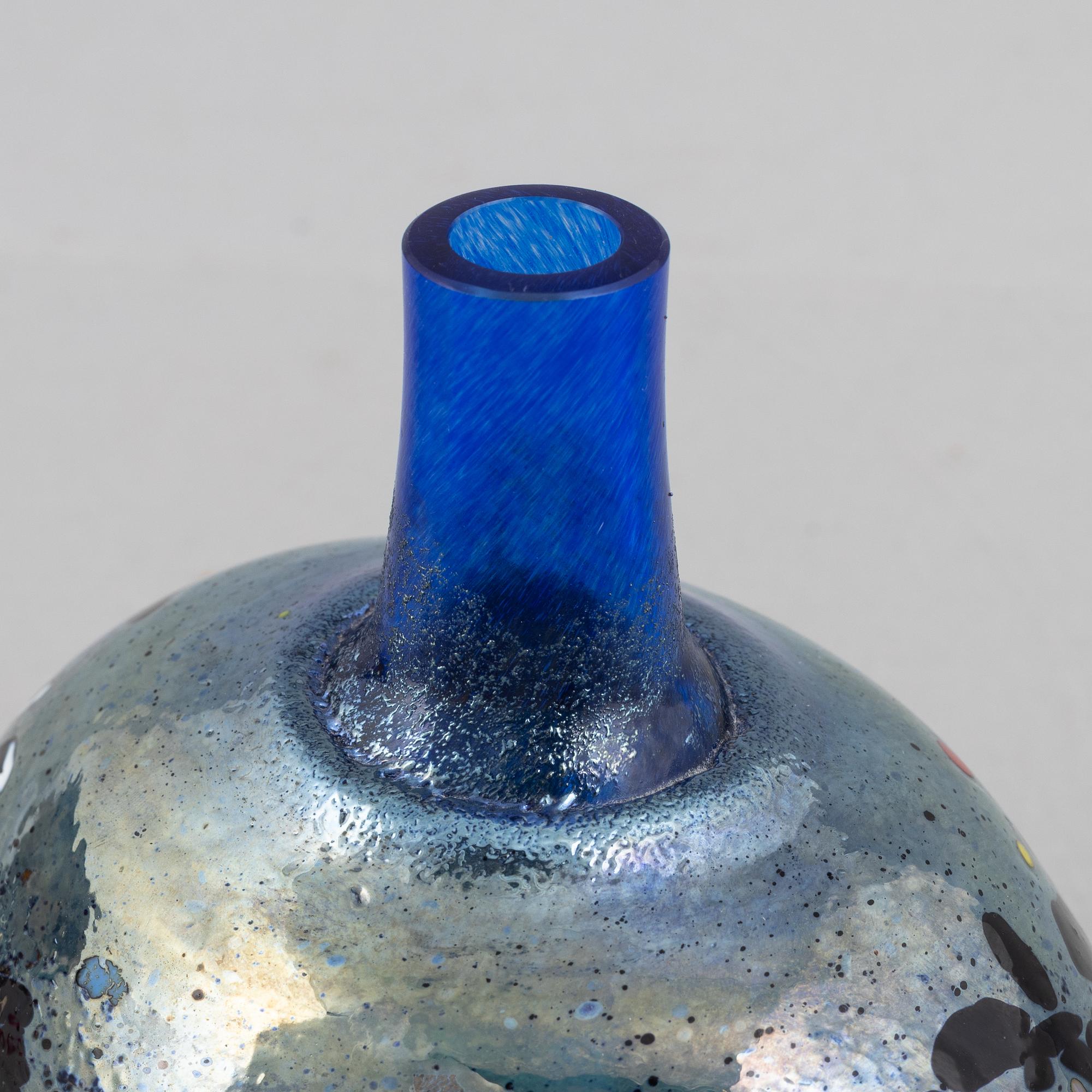 Bertil Vallien, vase, glass, Kosta Boda.