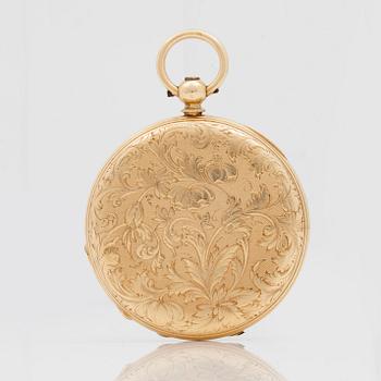 POCKET WATCH, 46 mm, hunter case,