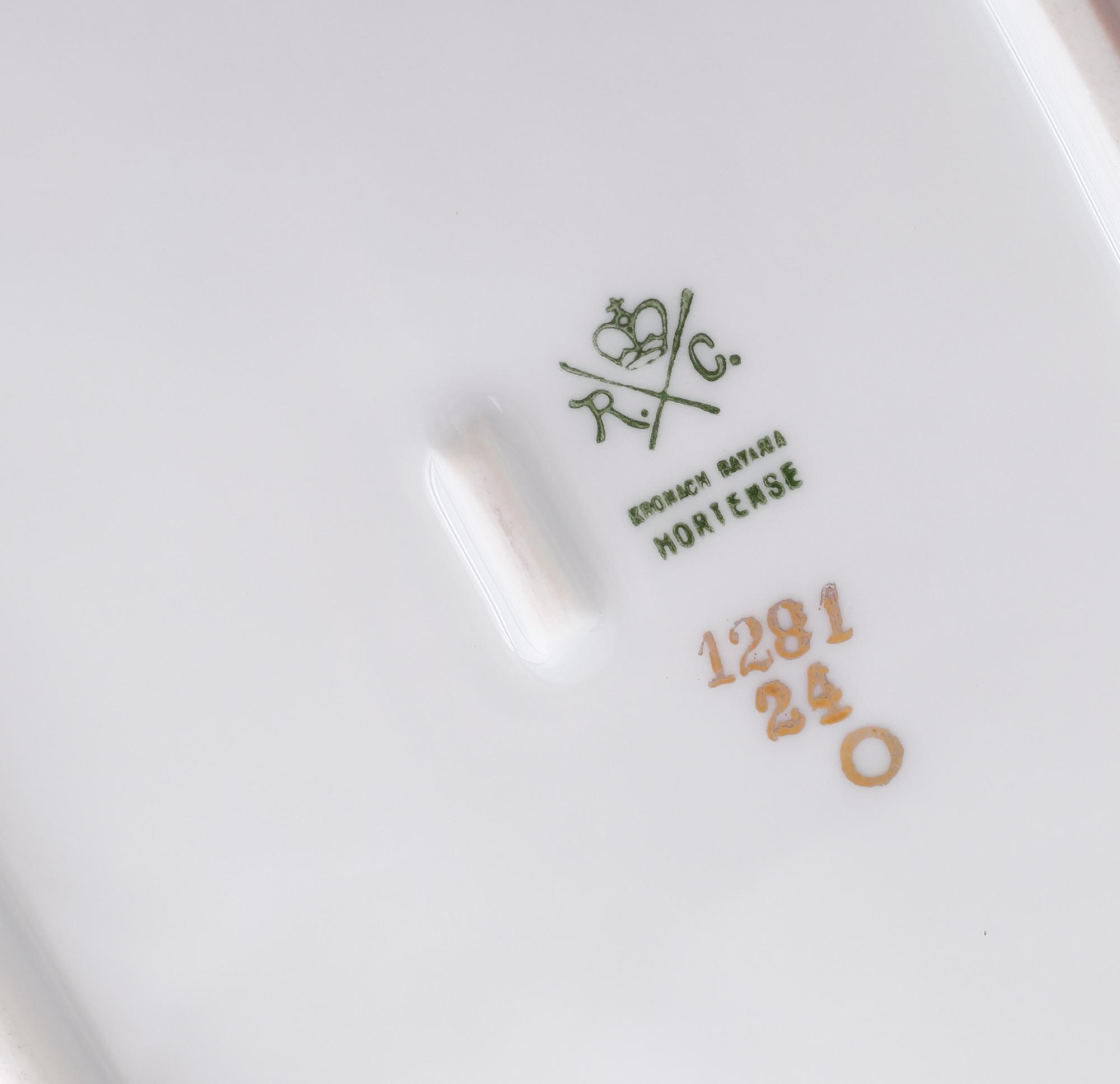 MATSERVIS, 81 delar, porslin, Rosenthal, Tyskland.