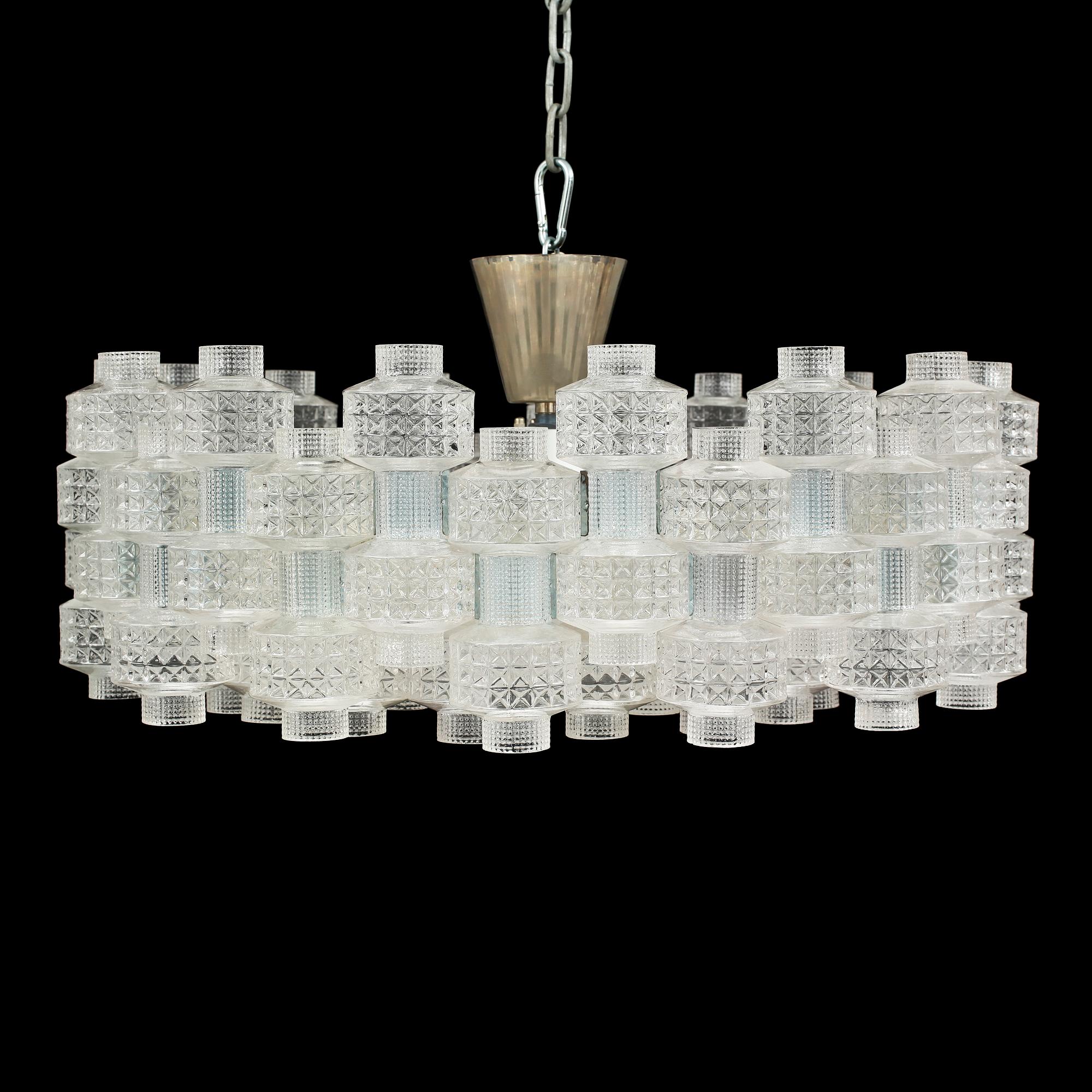 LJUSKRONA, glas, "Festival", Orrefors/ Fagerhult, 1900-talets mitt.