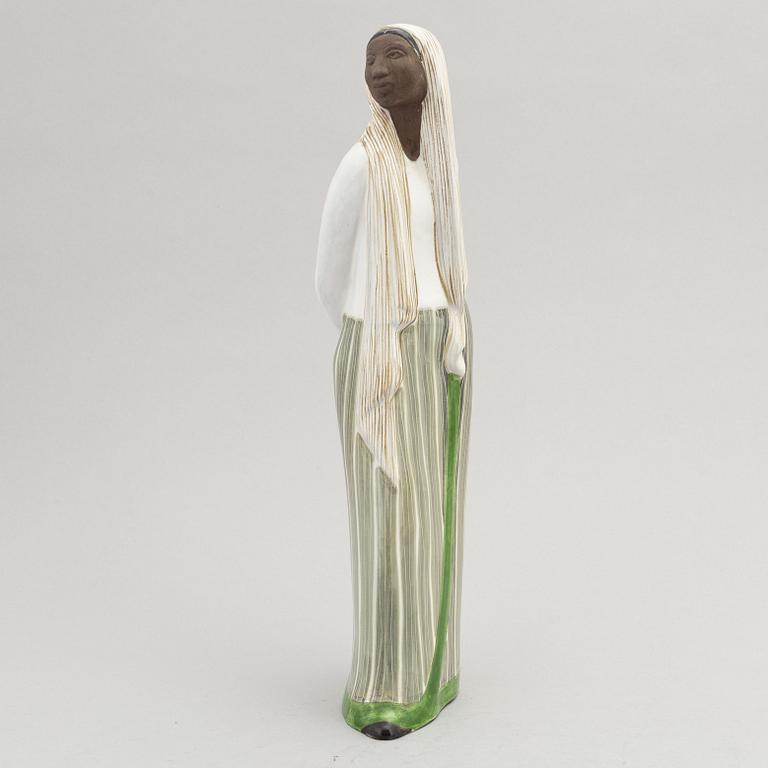 Mari Simmulson, a stoneware figurine, Upsala Ekeby.
