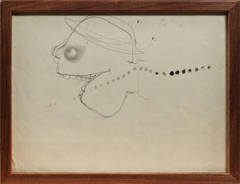 RAGNAR SANDBERG, 4 st, blyerstteckningar samt blandteknik, ej sign.