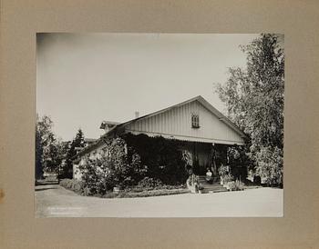 Signe Brander, eleven photographs, mounted on cardboard. First quarter of the 20th century.