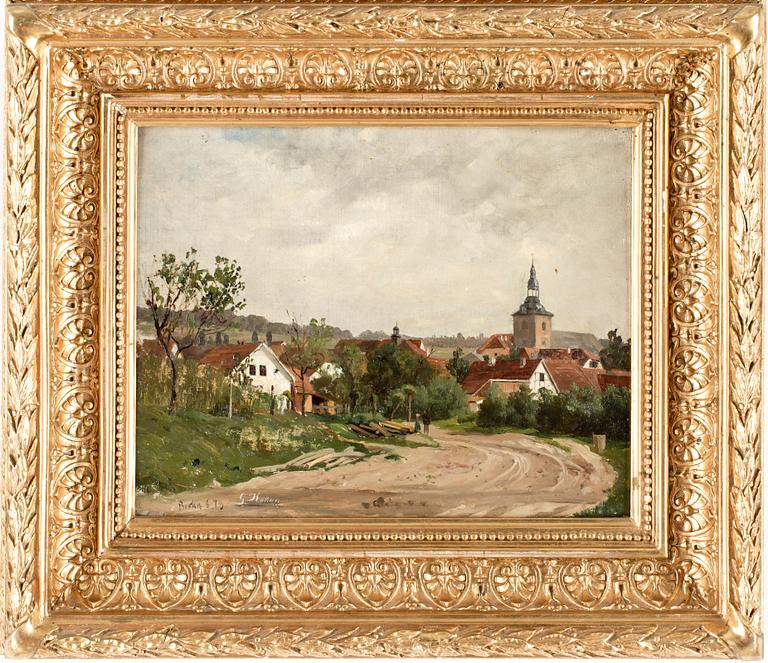 GUSTAV KOKEN, olja på duk, sign o dat-73.