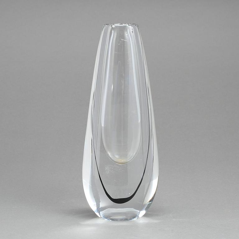 VAS, glas, Vicke Lindstrand, Kosta, 1950-60-tal. Modellen formgiven omkring 1956.