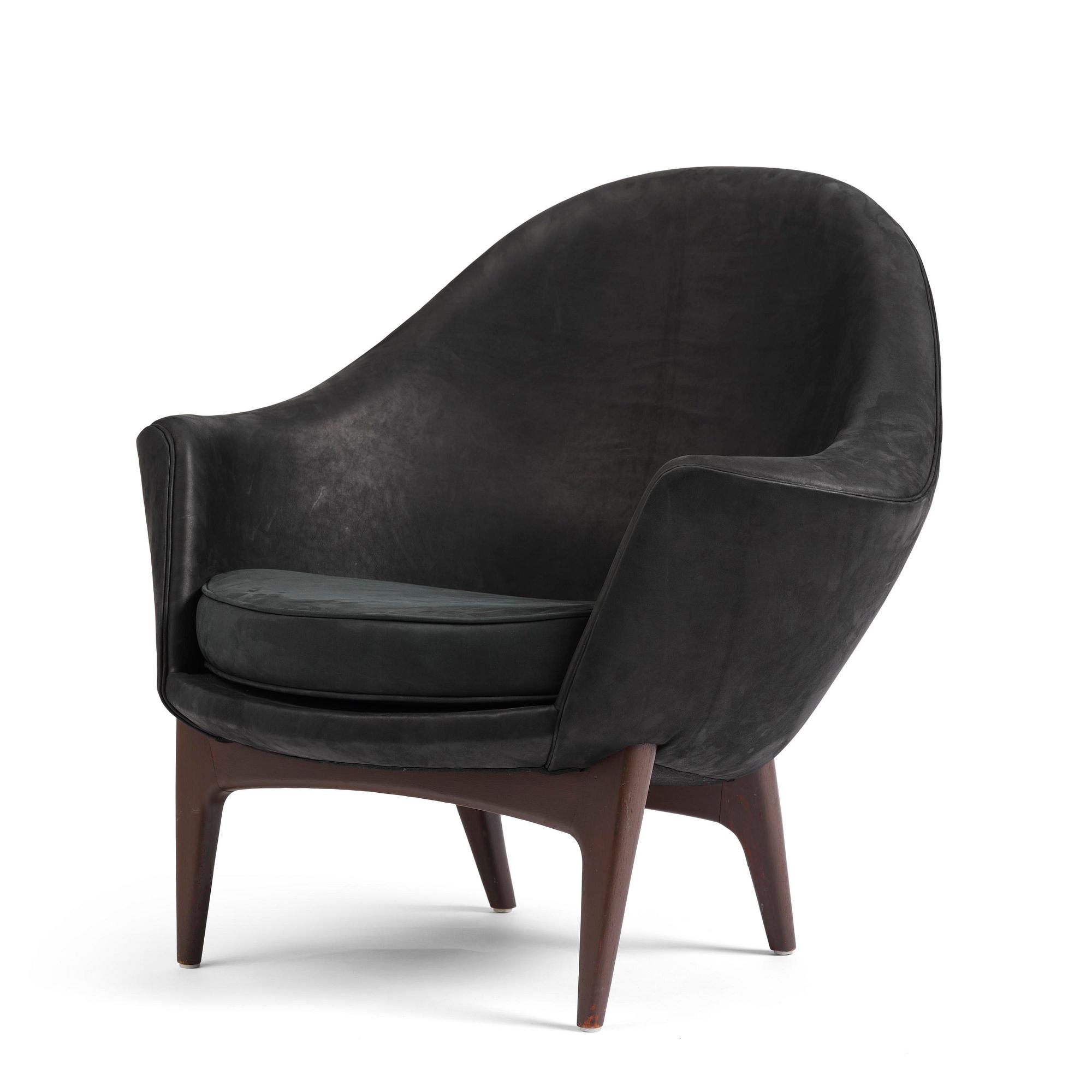 Ib Kofod-Larsen, fåtölj, modell 4440, Fritz Hansen, Danmark.