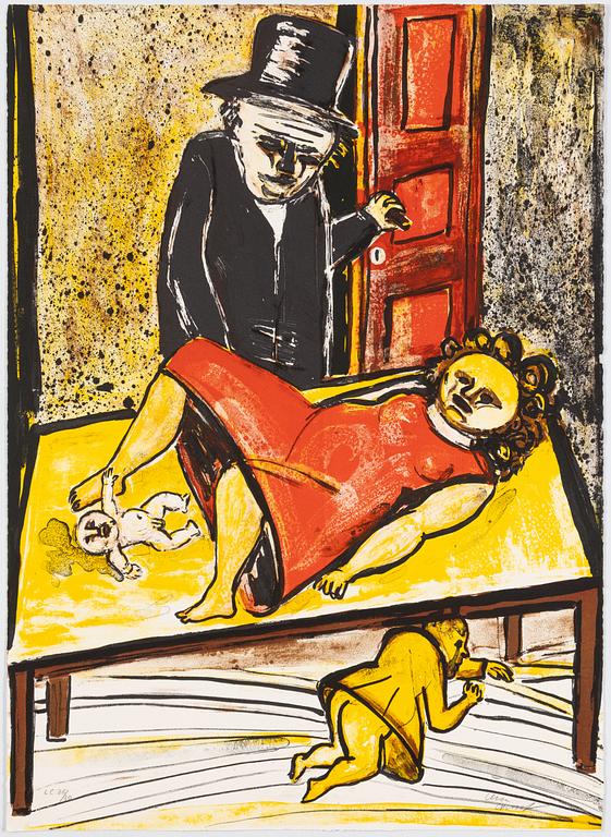 Lena Cronqvist, Utan titel, ur mappen: "August Strindberg, Ett Drömspel".