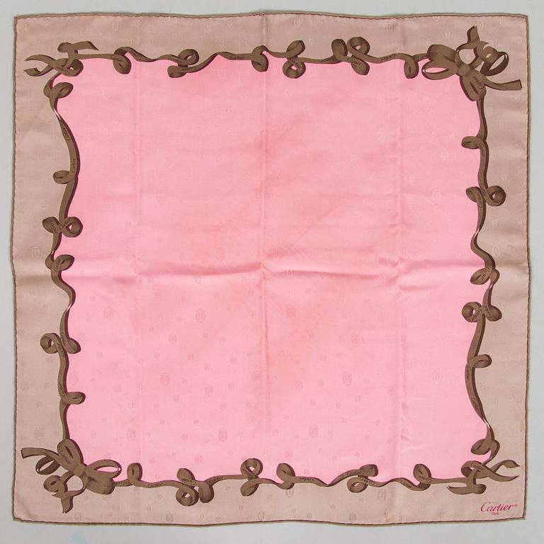 Cartier, A silk scarf.
