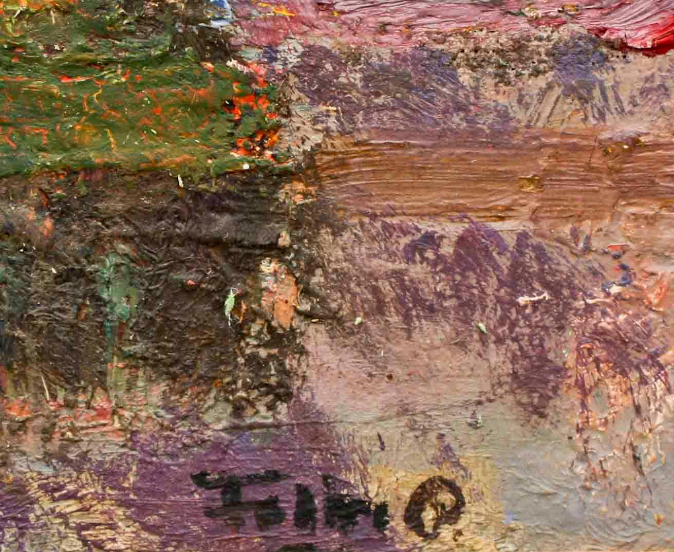 FOLKE PERSSON, olja på duk, sign.