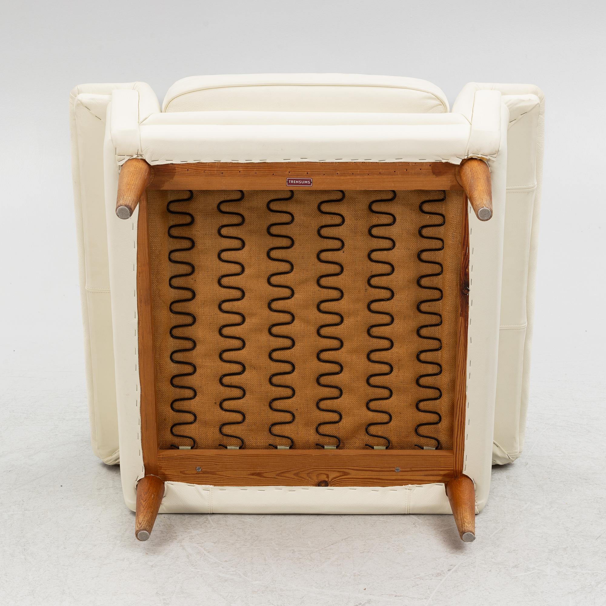 Johannes Andersen, a 'Drott' sofa and an armchair, Trensum, 1960s.
