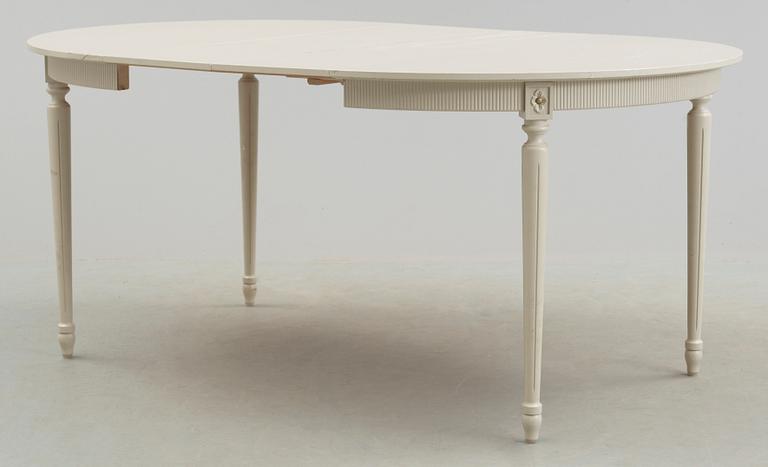 MATSALSGRUPP, 5 delar, gustaviansk stil, 1900-talets mitt.