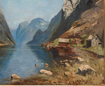 Adelsteen Normann, Fjord landscape.