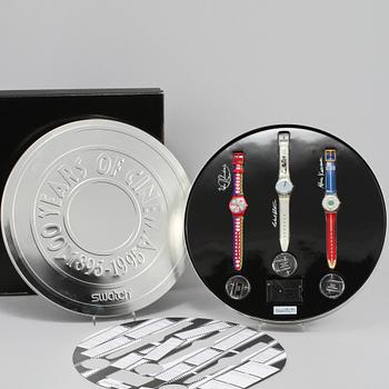 Swatch - Cinema Set (100 years of Cinema 1895 - 1995) Limited 2945/5555. 34mm. Vår/sommar 1995.