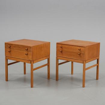 SÄNGBORD, ett par, "Casino", Sven Engström & Gunnar Myrstrand, Tingströms.