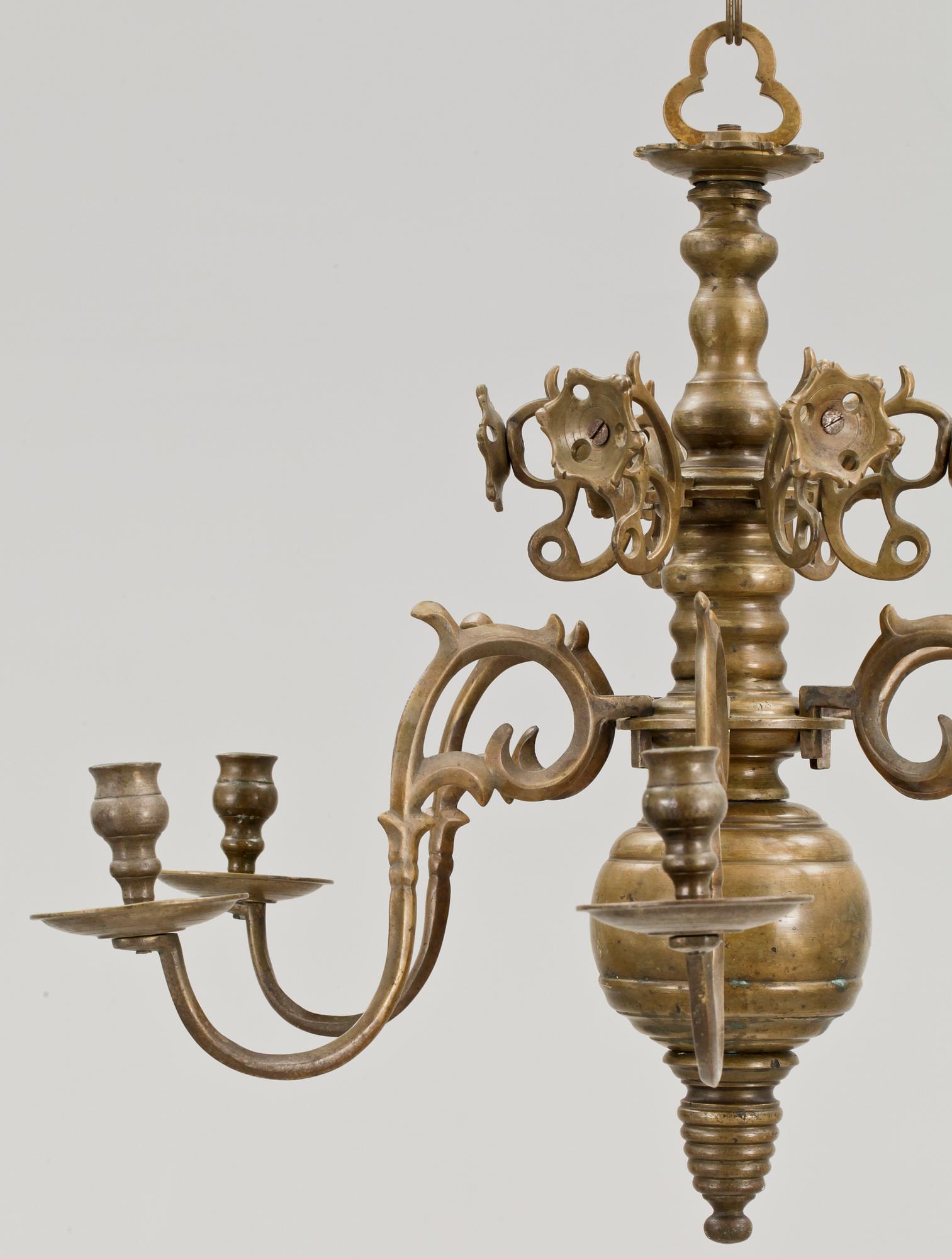 LJUSKRONA, barockstil, 1800-talets slut. H ca 50.