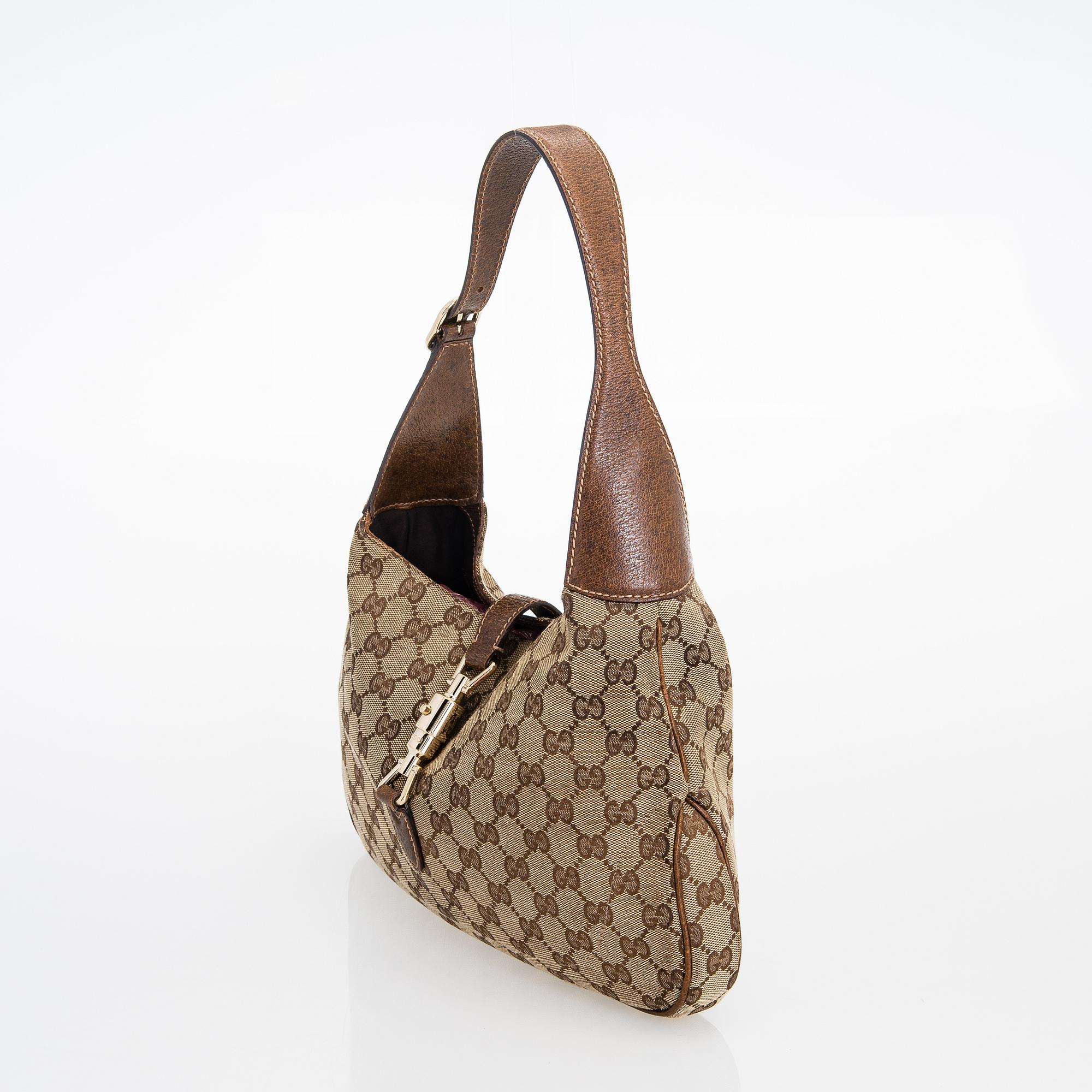 Gucci, A  monogram 'Jackie' Bag.
