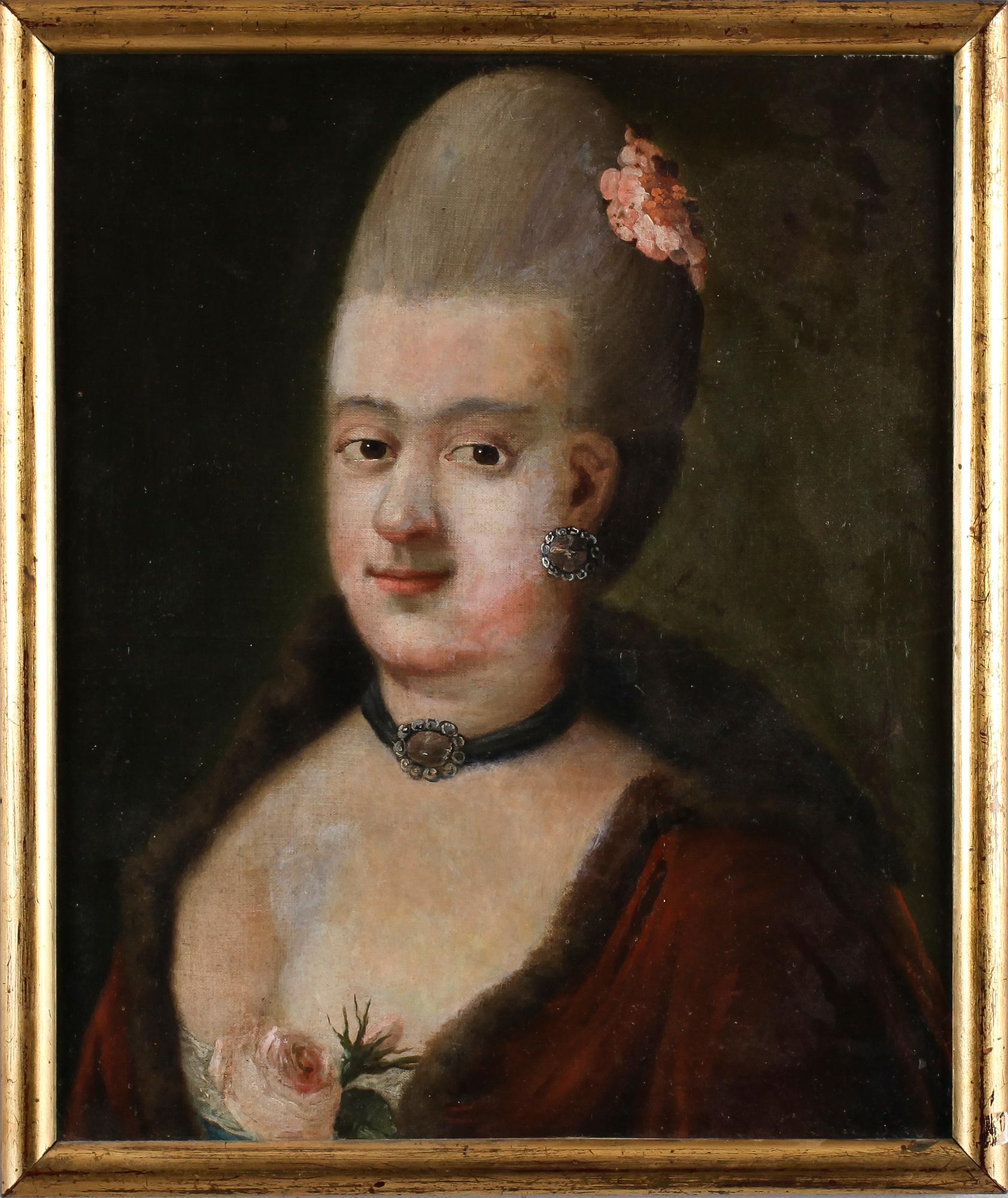 OIDENTIFIERAD KONSTNÄR, olja på duk, osignerad, 1700-tal.