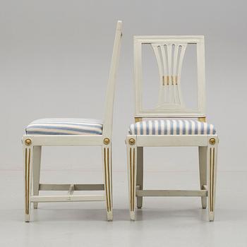 STOLAR, 2st snarlika, sengustavianska, omkring 1800.