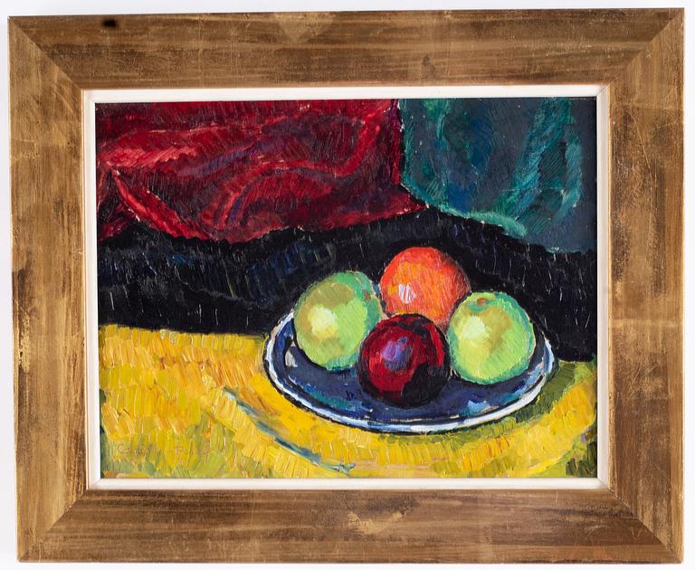 Arthur Percy, oil on paper-panel, signed and dated 1911.