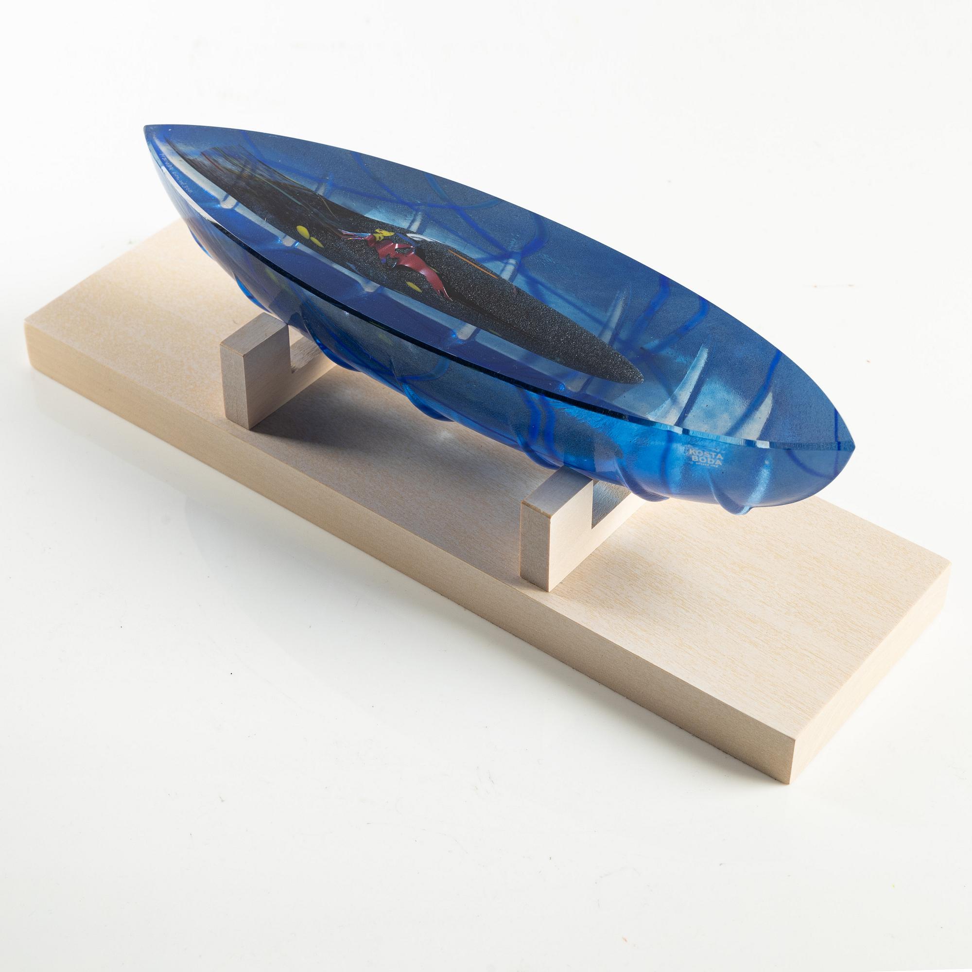 Bertil Vallien, a sculpture, Kosta Boda.
