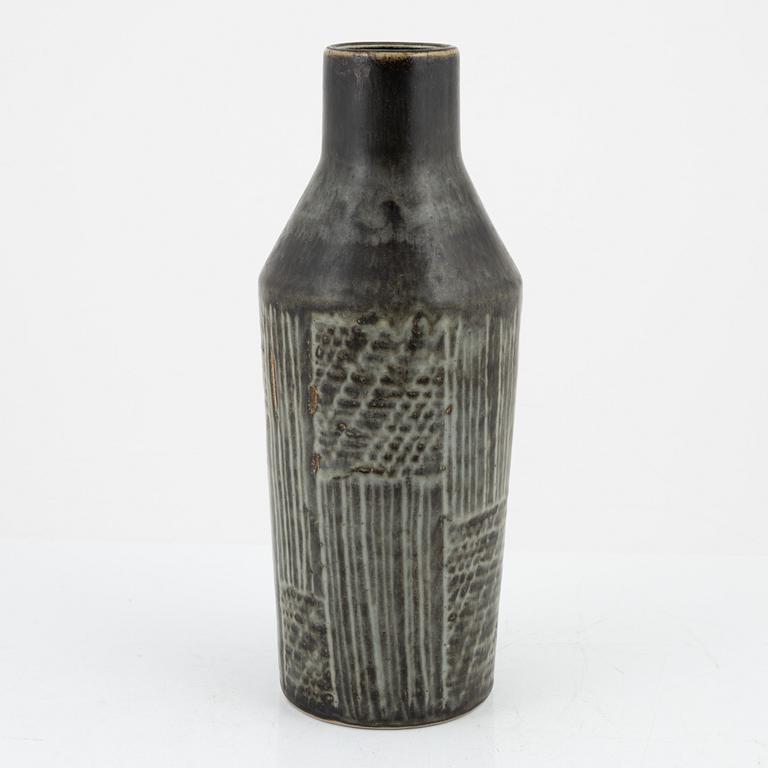 Carl-Harry Stålhane, a unique stoneware vase, Rörstrand, Sweden, 1962.