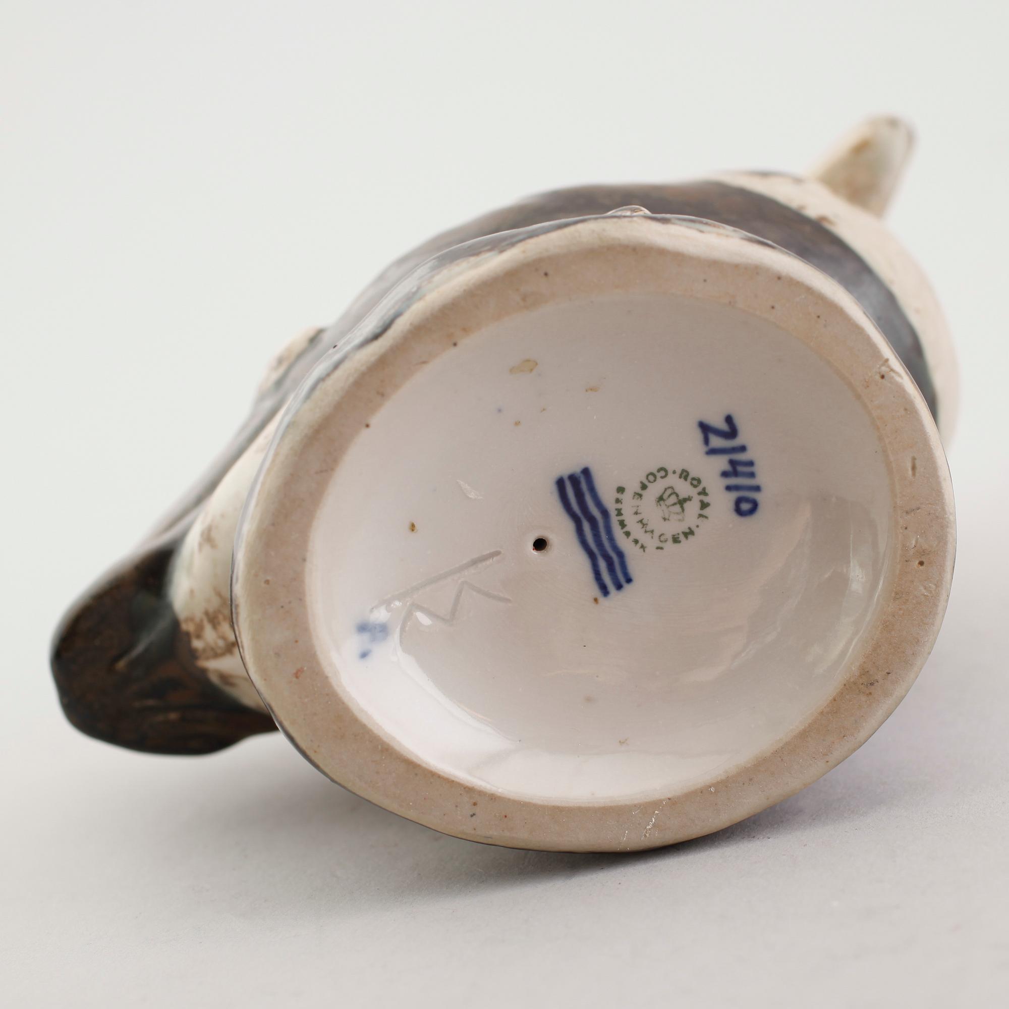 FIGUR, stengods, Knud Kyhn, Royal Copenhagen, Danmark.