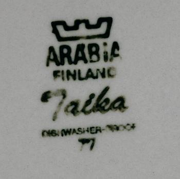 SERVIS, 57 delar, porslin, "Taika", Arabia, Finland 1900-talets mitt.
