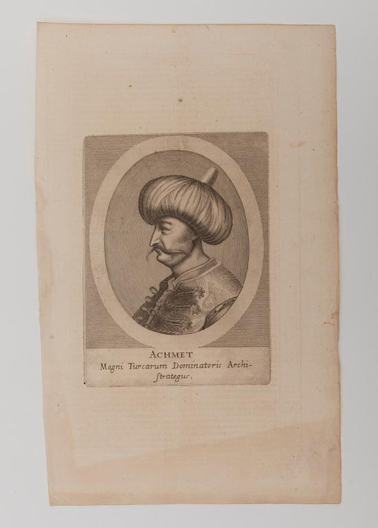 KOPPARSTICK, 10 st, 1600- och 1700-tal.