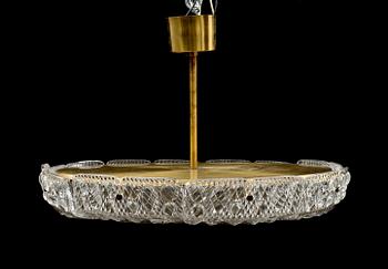 TAKLAMPA, Carl Fagerlund, Orrefors, diam 53.