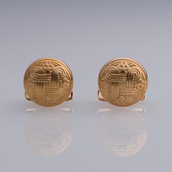 KALVOSINNAPIT, "Hannunvaakuna", Kalevala Koru 1998, 14K kultaa.