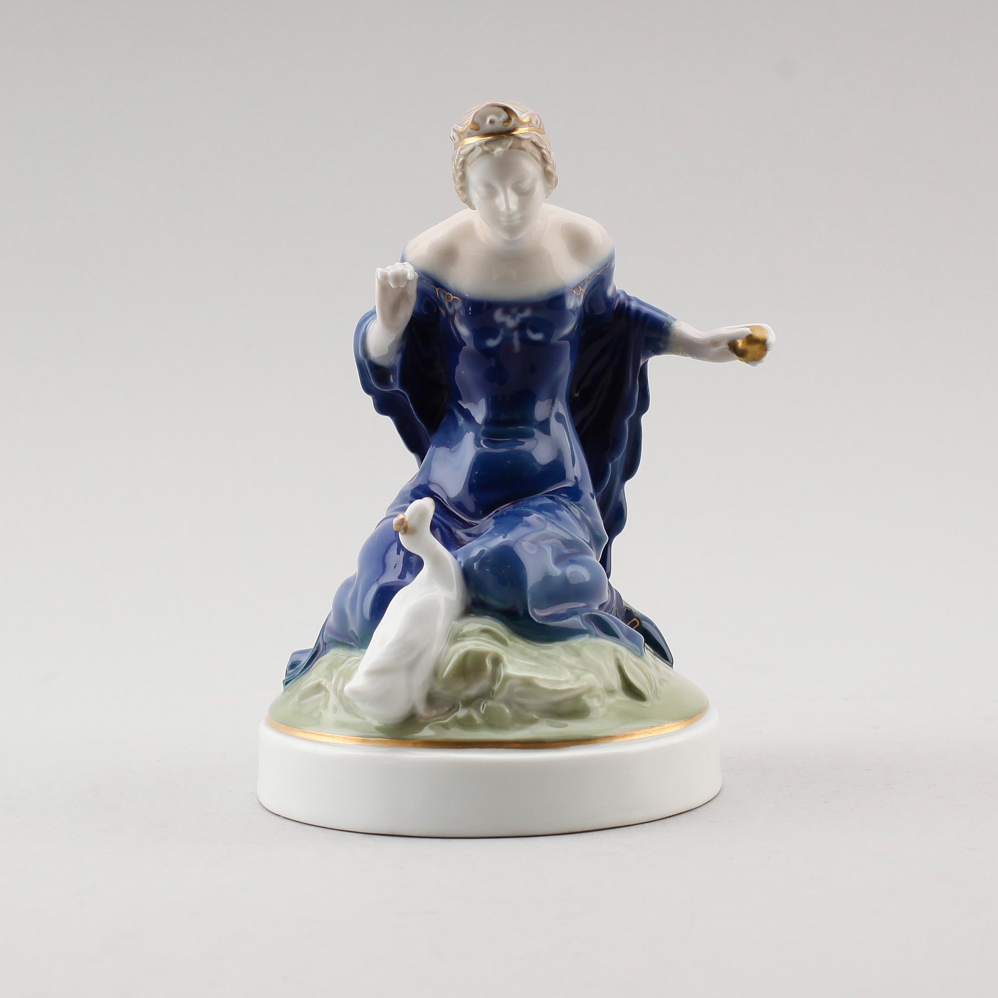 FIGUR, porslin, Ferdinand Lieberman, Rosenthal, 1900-talets första kvartal.