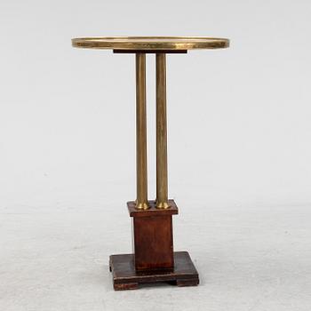 A brass side table, 1920's/30's.