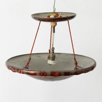 Taklampa, keramik, Höganäsbolaget, 1915-1926.