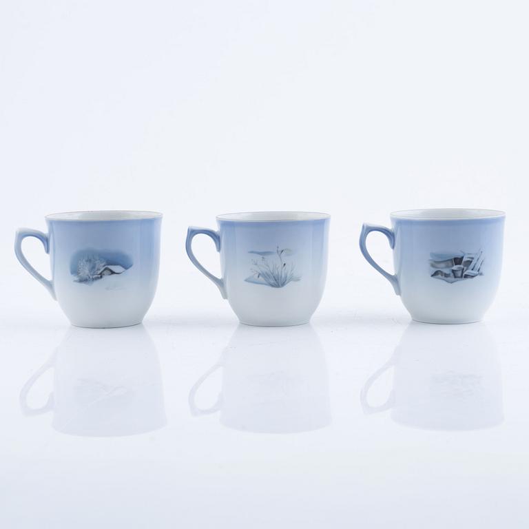 Harald Wiberg, Christmas service, 48 pieces, porcelain, "Tomten", Royal Copenhagen and Bing & Grøndahl, Denmark.