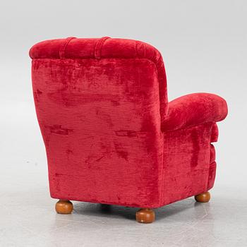 Josef Frank, a model 336 armchair, Firma Svenskt Tenn, Sweden.