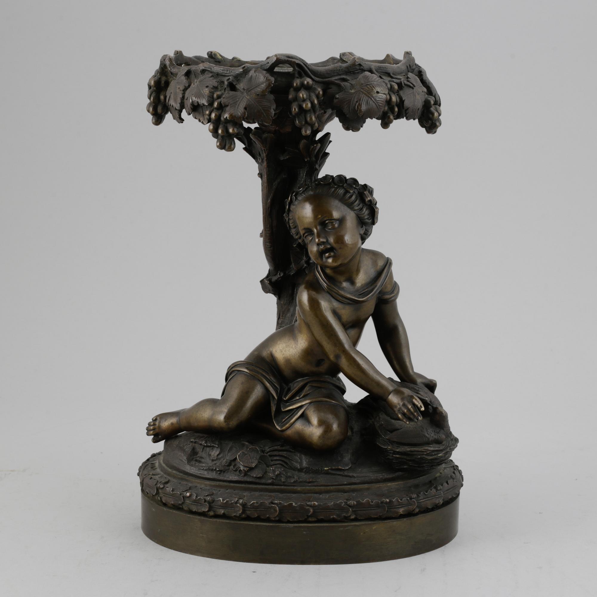 A Bronze tazza, 1800's.