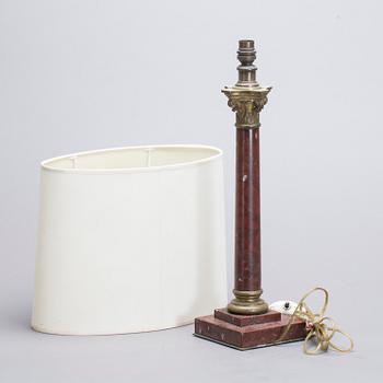 BORDSLAMPA, empirestil, 1900-tal.