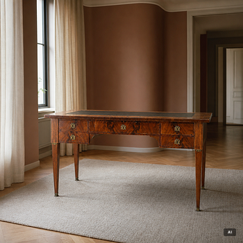 A late Gustavian style desk, 19th century.