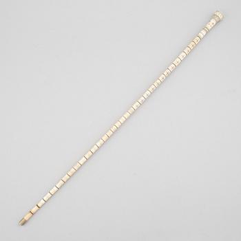 Unidentified craftsman, reindeer antler stick. signed Ns 1959.