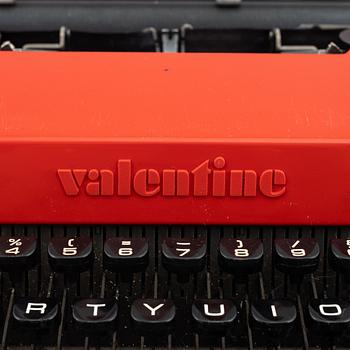 Ettore Sottsass, typewriter, "Valentine", Olivetti, Italy.