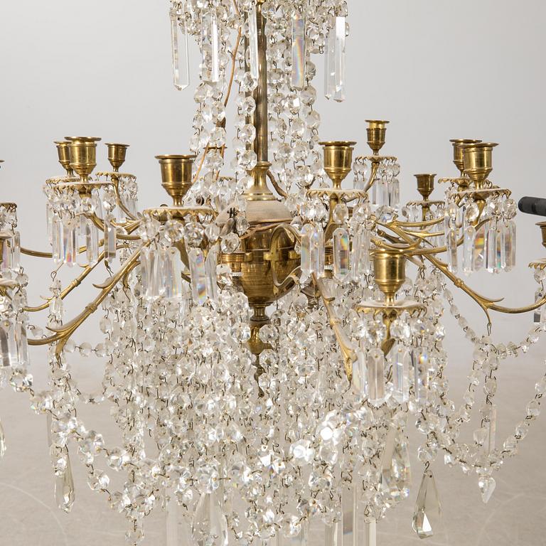 Ljuskrona sekelskiftet 1900.