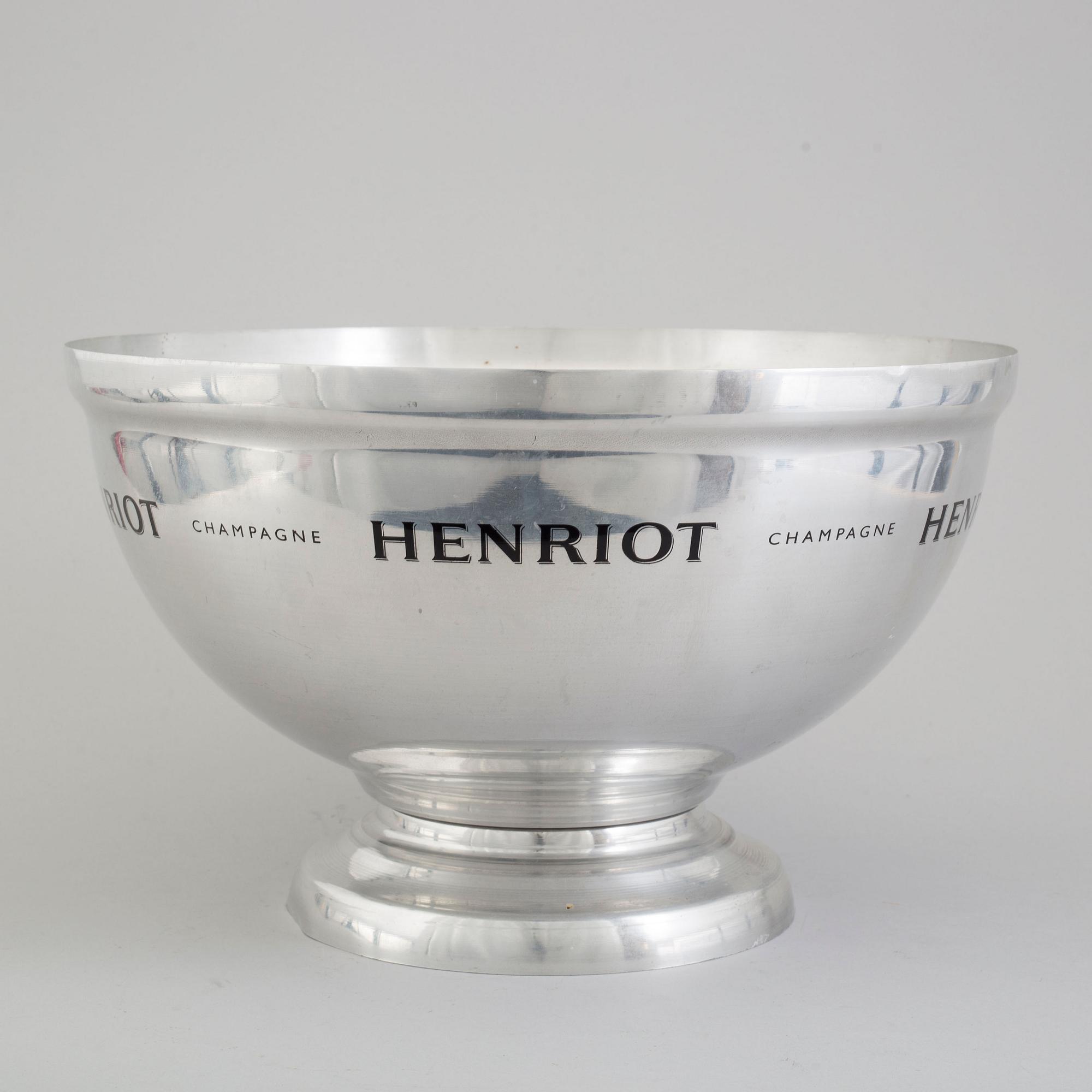 A 'Henriot' champagne cooler.